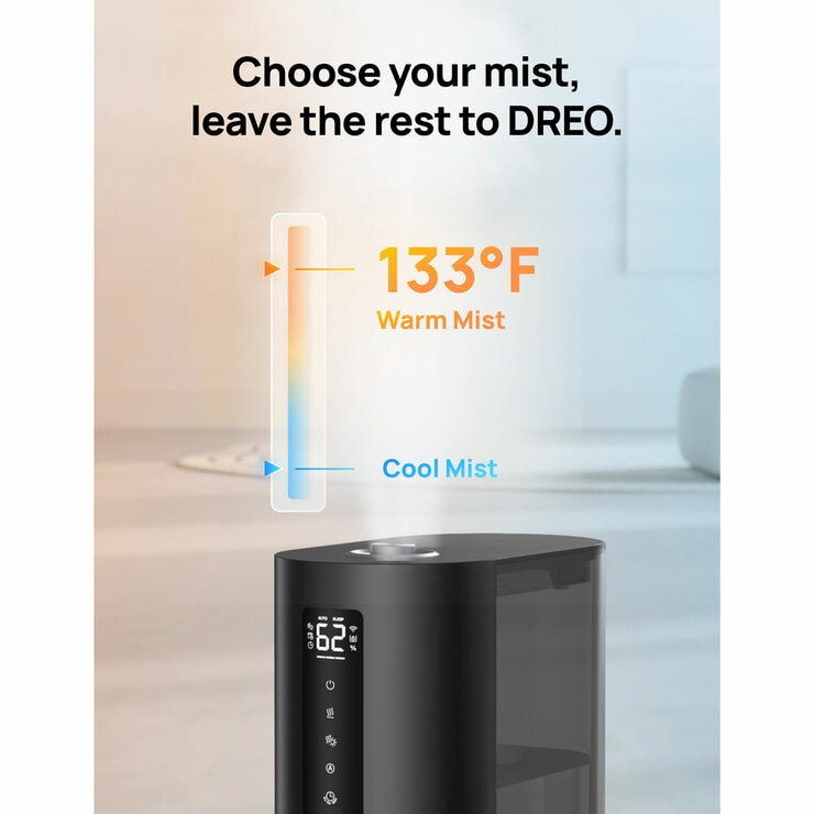 Dreo Smart Cool & Warm Humidifier choose your mist temperature