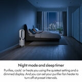 Lifestyle image of Dyson Purifier Hot+Cool HP1 Purifying Fan Heater with night mode and sleep timer Lifestyle image of Dyson Purifier Hot+Cool HP1 Purifying Fan Heater with night mode and sleep timer