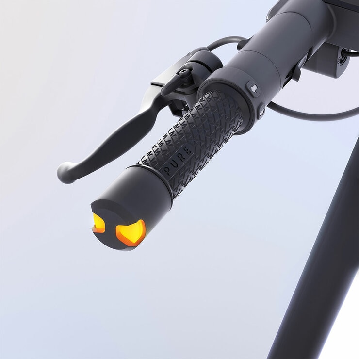 Pure Flex Folding Electric Scooter Charcoal Grey