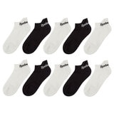 Reebok Ladies Low Cut Sock 10 Pack in Black/White Reebok Ladies Low Cut Sock 10 Pack in Black/White