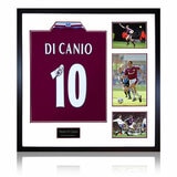 Paolo Di Canio Signed Framed West Ham Football Shirt including 3 Photos