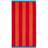Colour Your Home Cabana Beach Towel 91 x 172 cm, Red