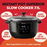 Instant Pot Superior 7.1L Slow Cooker in Black Instant Pot Superior 7.1L Slow Cooker in Black