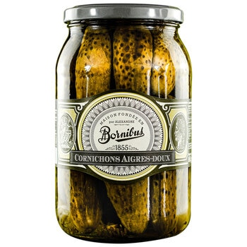 Bornibus Sweet and Sour Gherkins, 900g
