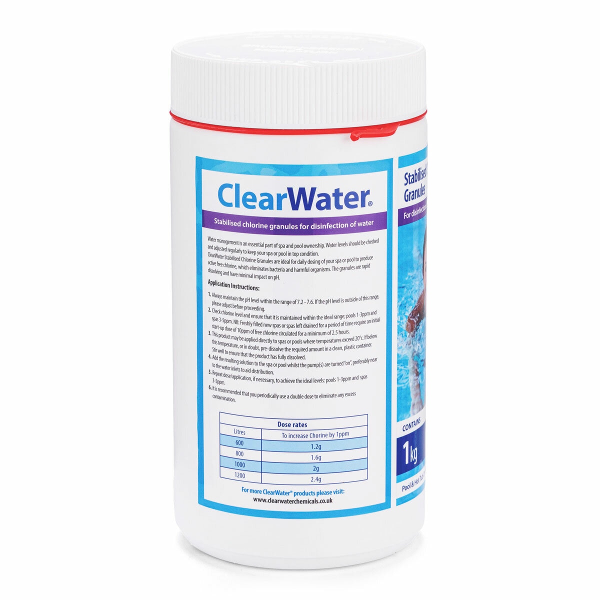 Clearwater 1kg x 6 Chlorine Granule Clearwater 1kg x 6 Chlorine Granule