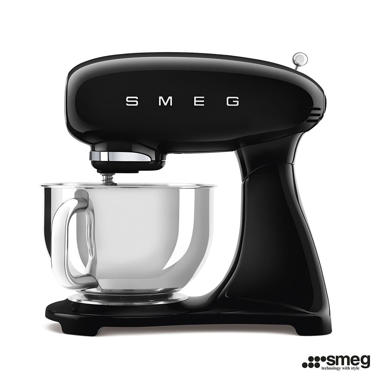 Smeg 800W Kitchen Stand Mixer in Black SMF03BLUK Costc...