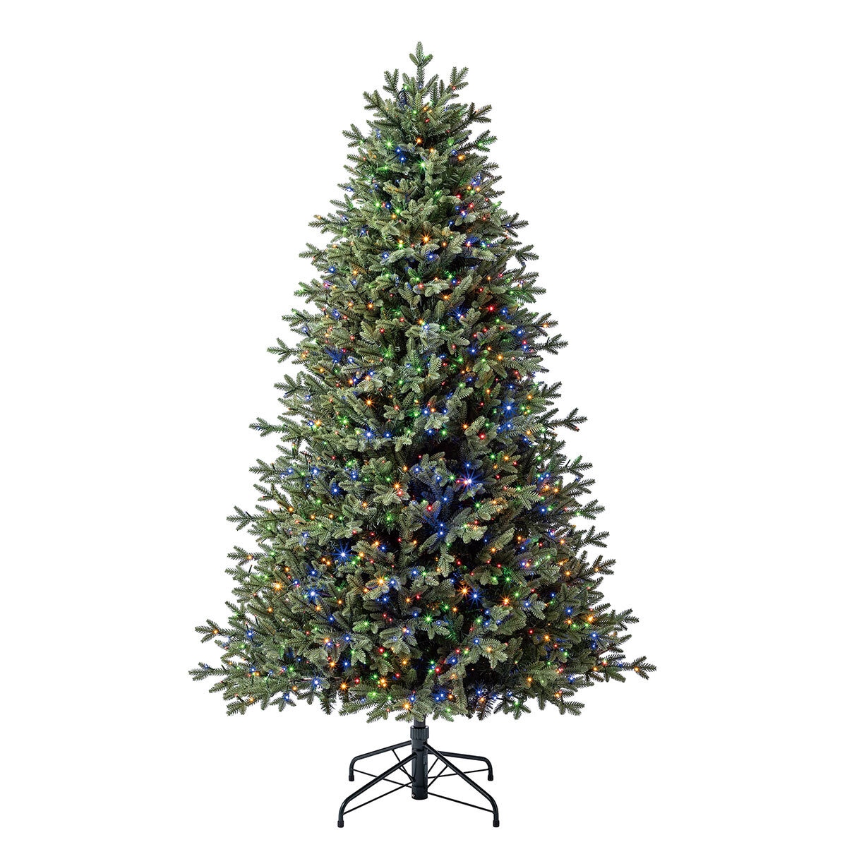 6ft 6 Inch (1.9m) Pre-Lit Aspen Artificial Christmas Tree with 1,500 Colour Changing Micro LED Lights