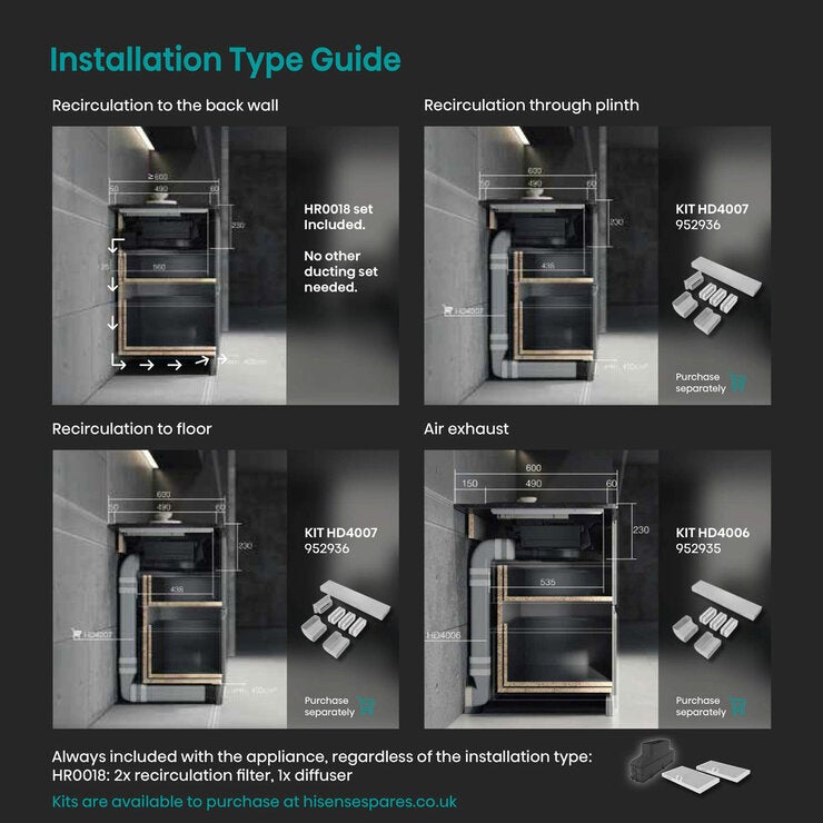 Hisense Hi6 HEH6432BSCWF 60cm Induction Hob in Black, For External / Recirculation Ventilation Hisense Hi6 HEH6432BSCWF 60cm Induction Hob in Black, For External / Recirculation Ventilation