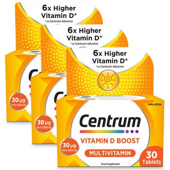Centrum Vitamin D Boost Multivitamin 3 x 30 Count Centrum Vitamin D Boost Multivitamin 3 x 30 Count