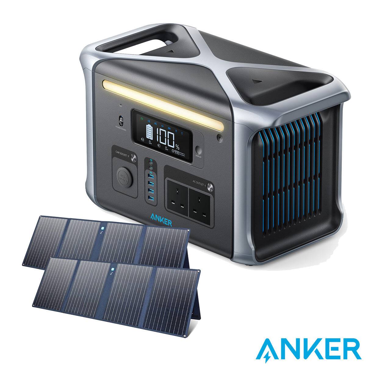 Anker 757 PowerHouse 1229Wh Portable Power Station with 2...