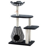 Cut out image of cat tree on white background