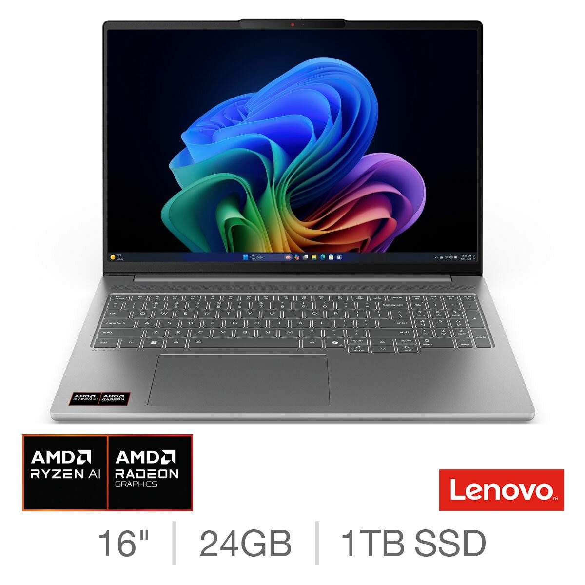 Lenovo IdeaPad Pro 5, AMD Ryzen 5, 24GB RAM, 1TB SSD, 16 Inch Laptop, 83JN0023UK