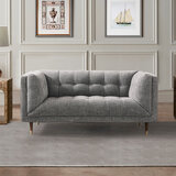 Isla Grey Fabric Large 2 Seater Sofa
