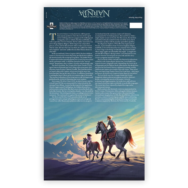 The Chronicles of Narnia Stamps Presentation Pack from Royal Mail®
