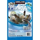 Kirkland Signature Raw Tail On Prawns, 908g