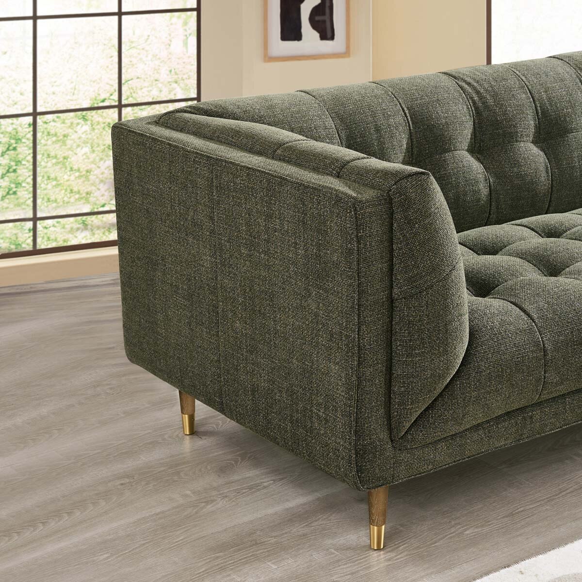 Costco velvet sofa deals