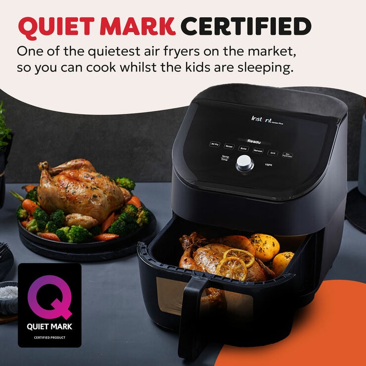Lifestyle image of Instant Vortex Plus ClearCook Air Fryer quiet mark certified