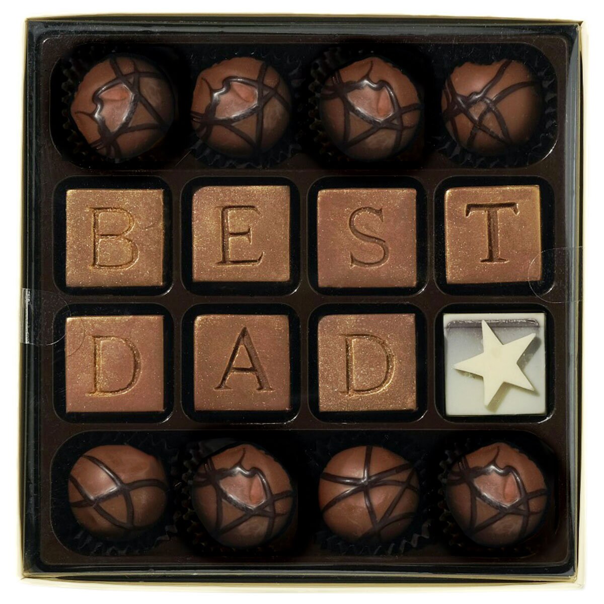 Choc on Choc Best Dad Chocolate Truffles, 200g