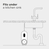 eKUBE Reverse Osmosis (RO) Drinking Water System & 3-Way Gemini Tap