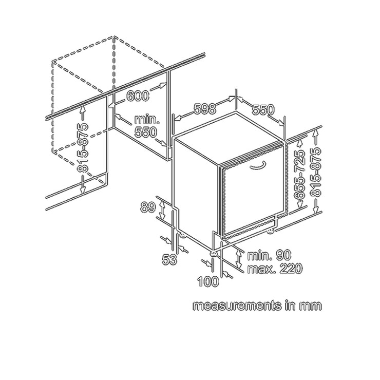 Bosch SMV68TD06G ActiveWater Builtin Dishwasher in White Costco UK
