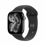 Buy Apple Watch Series 11 GPS, 42mm Jet Black Aluminium Case with Black Sport Band - M/L, MEQU4MP/A at costco.co.uk