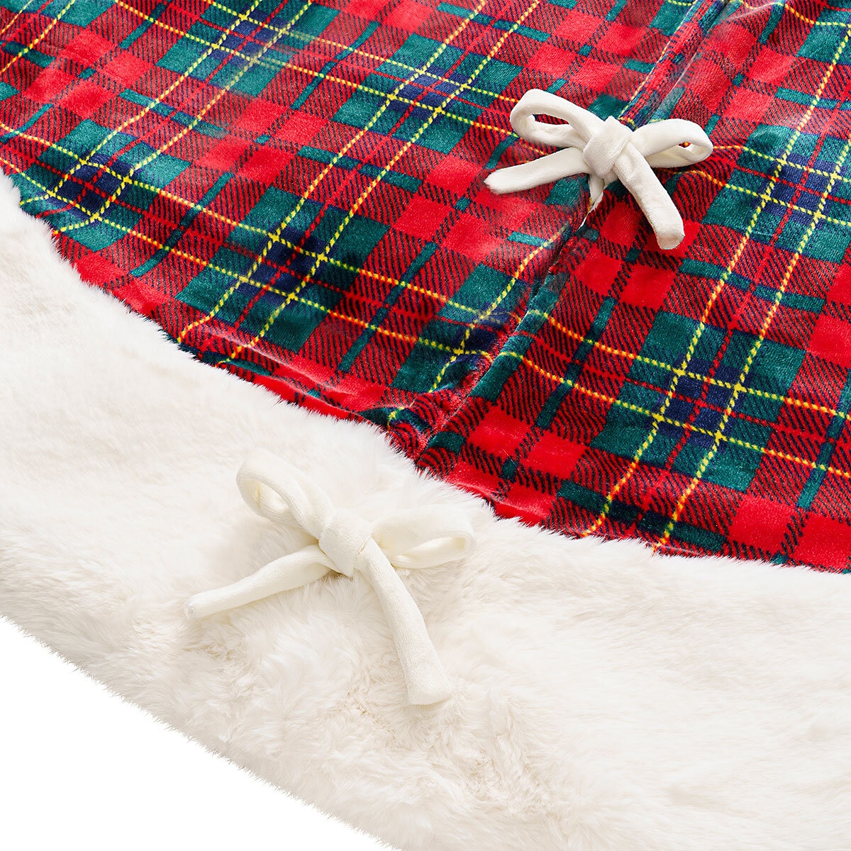 Decorative 66 inch (1.68 m) Christmas Tree Skirt in 3 Colours