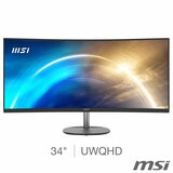 MSI PRO MP341CQ 34 inch UWQHD 100Hz VA Gaming Monitor, 9S6-3PB2CT-017