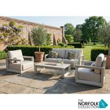 Norfolk Leisure Hamilton 4 Piece Deep Seating Set