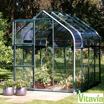 Vitavia Washington 5000  6ft 2" x 8ft 2" (1.9 x 2.6 m) Greenhouse Package 