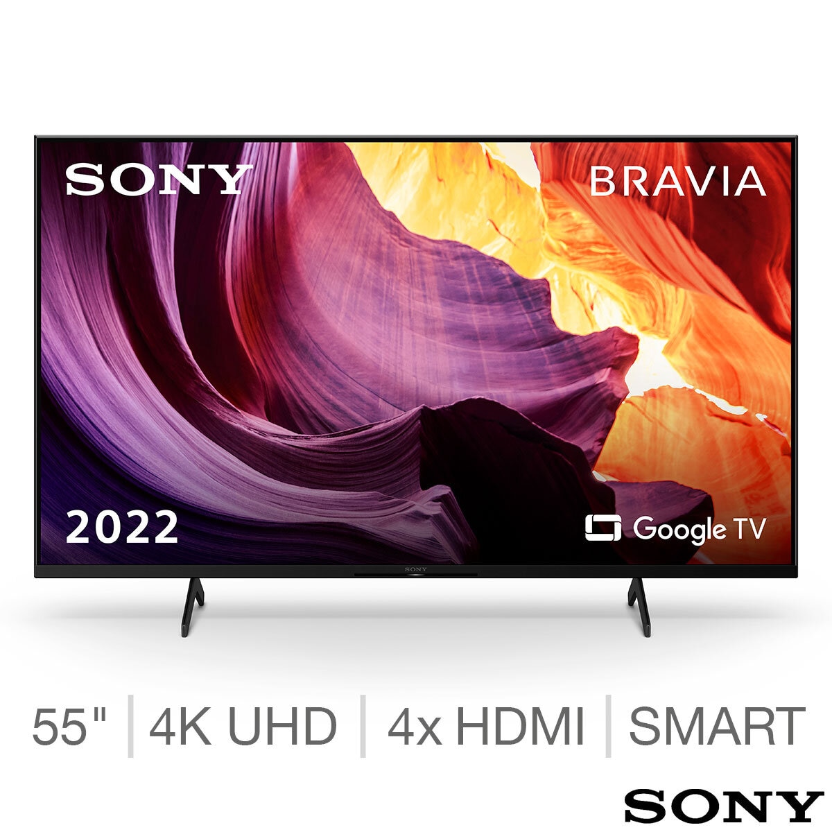 Sony KD55X80KU 55 Inch 4K Ultra HD Smart Google TV Cost...