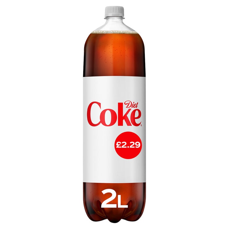 Diet Coke PMP £2.29, 2L