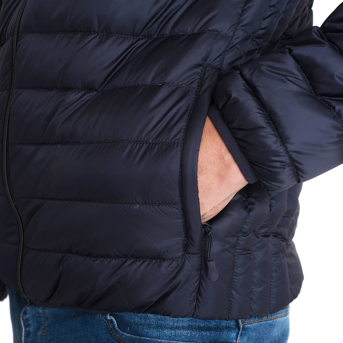 Harvey & Jones Jack Men's Ultra Lightweight Down Jacket in Navy