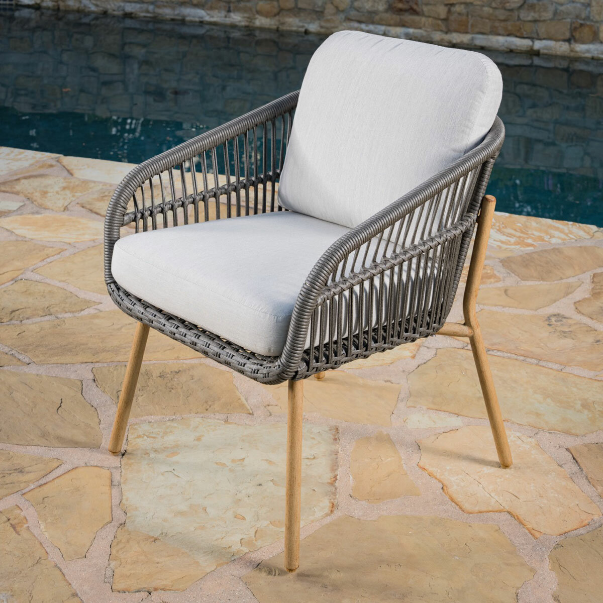 SunVilla Charme 3 Piece Wicker Bistro Set