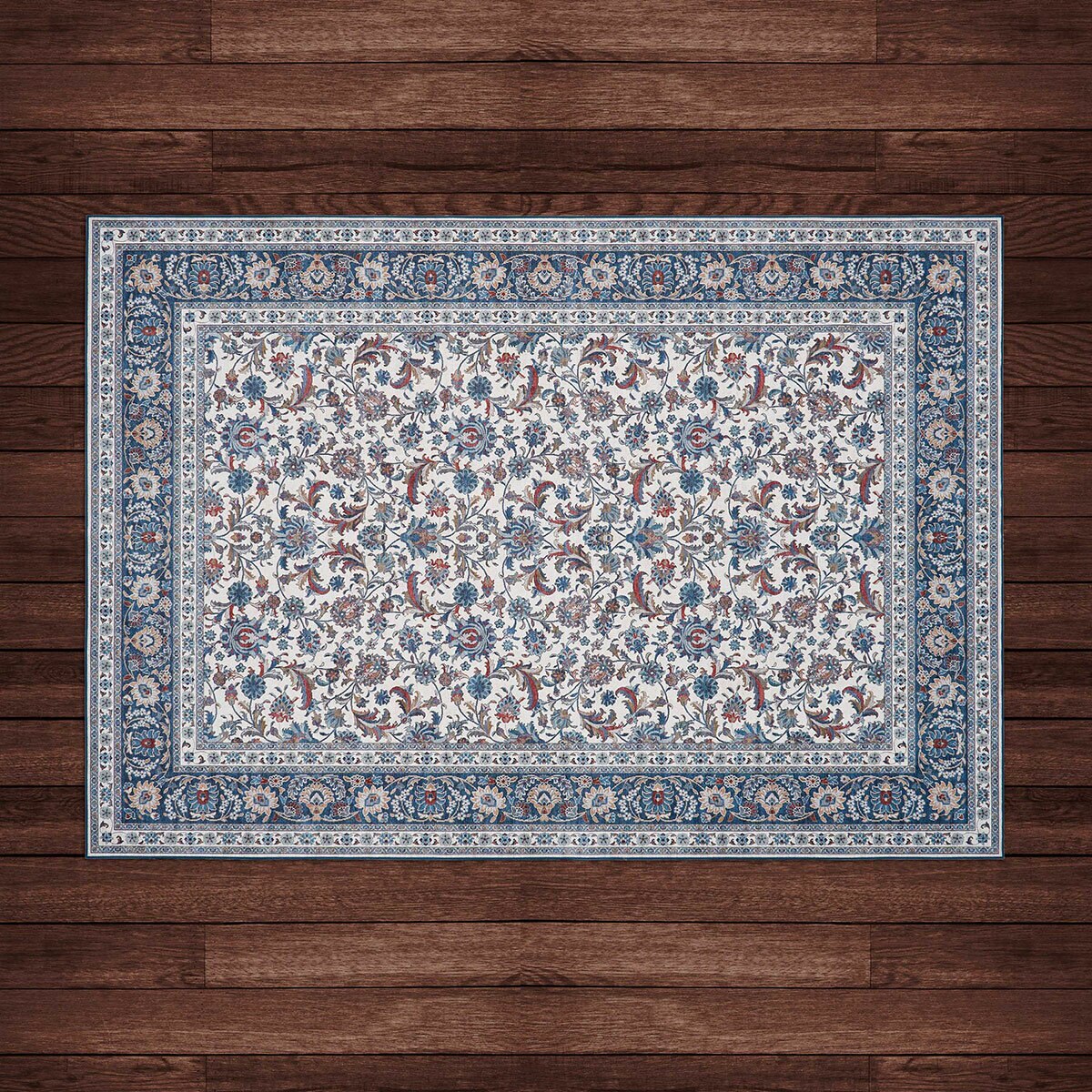 Wyatt & Ash Imagine Chenille Washable Indoor Area Rug in Estella Multi, 160 x 226 cm