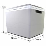 Koolatron 12V Electric Cooler 34L, Cool/Warm Box with Adjustable Strap in Grey