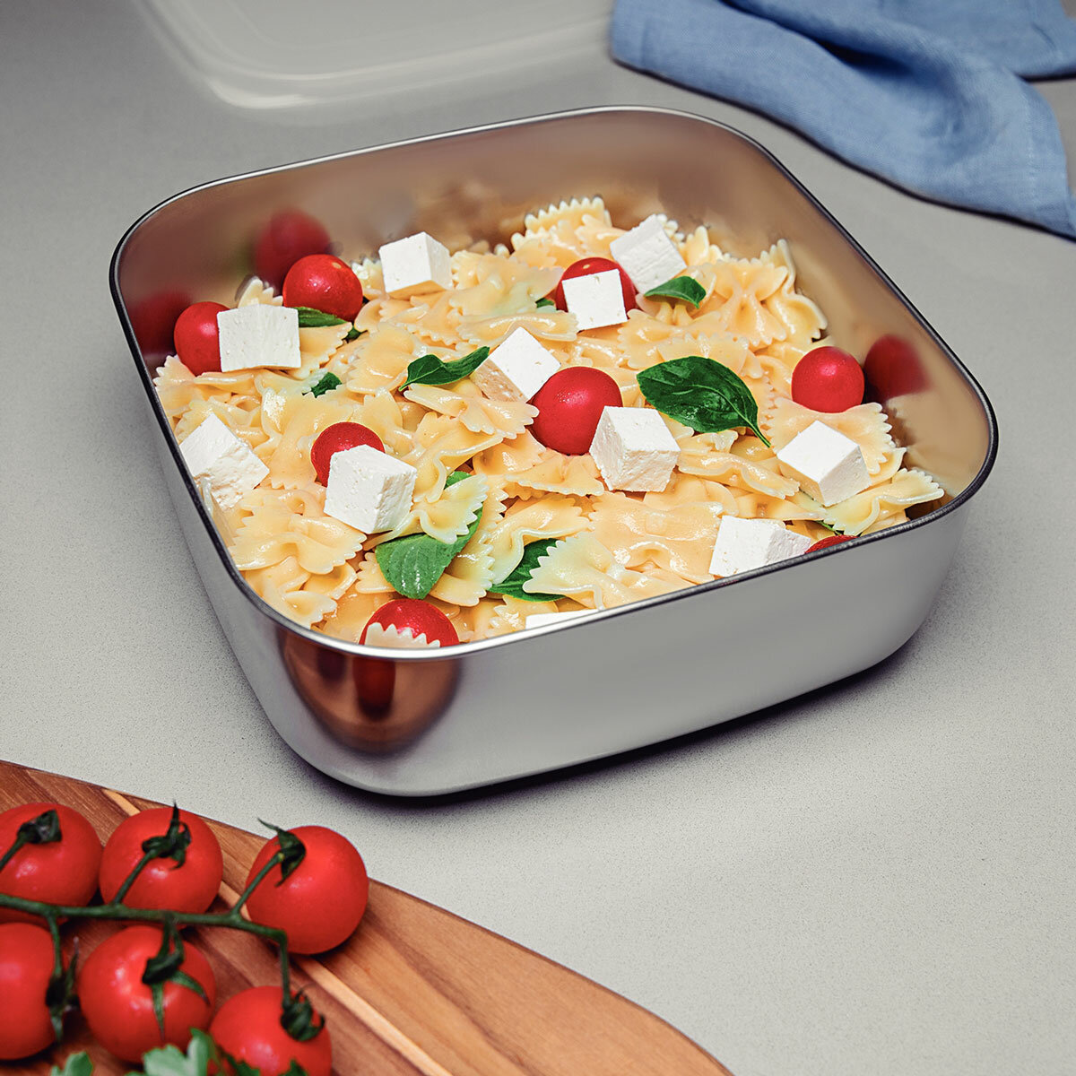 Tramontina Stainless Steel Food Storage set, 3 Piece