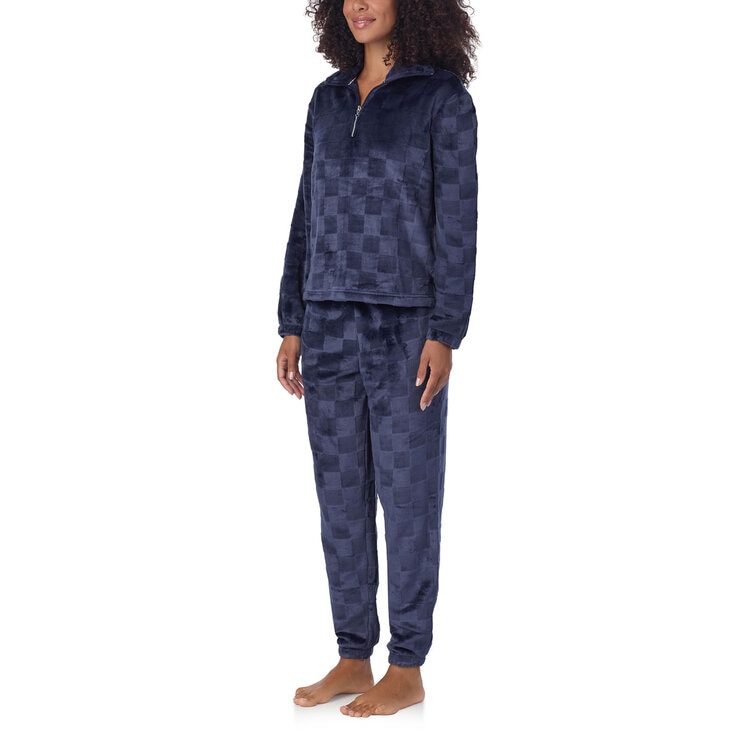 Jane & Bleecker Plush Lounge Set in Navy Jane & Bleecker Plush Lounge Set in Navy