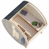 Barrel sauna 200x160 Barrel sauna 200x160