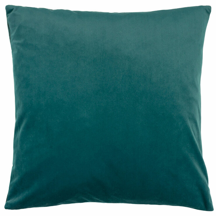 Paoletti Evoke Blue Velvet Feather Fill Cushion 2 Pack, 45 x 45 cm