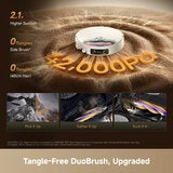 Lifestyle image showing tangle free DuoBursh Lifestyle image showing tangle free DuoBursh
