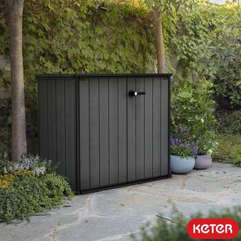 Keter Cortina Bella 4ft 6" x 2ft 4" (1.4 x 0.7m) 1,000 Litre Vertical Storage Shed