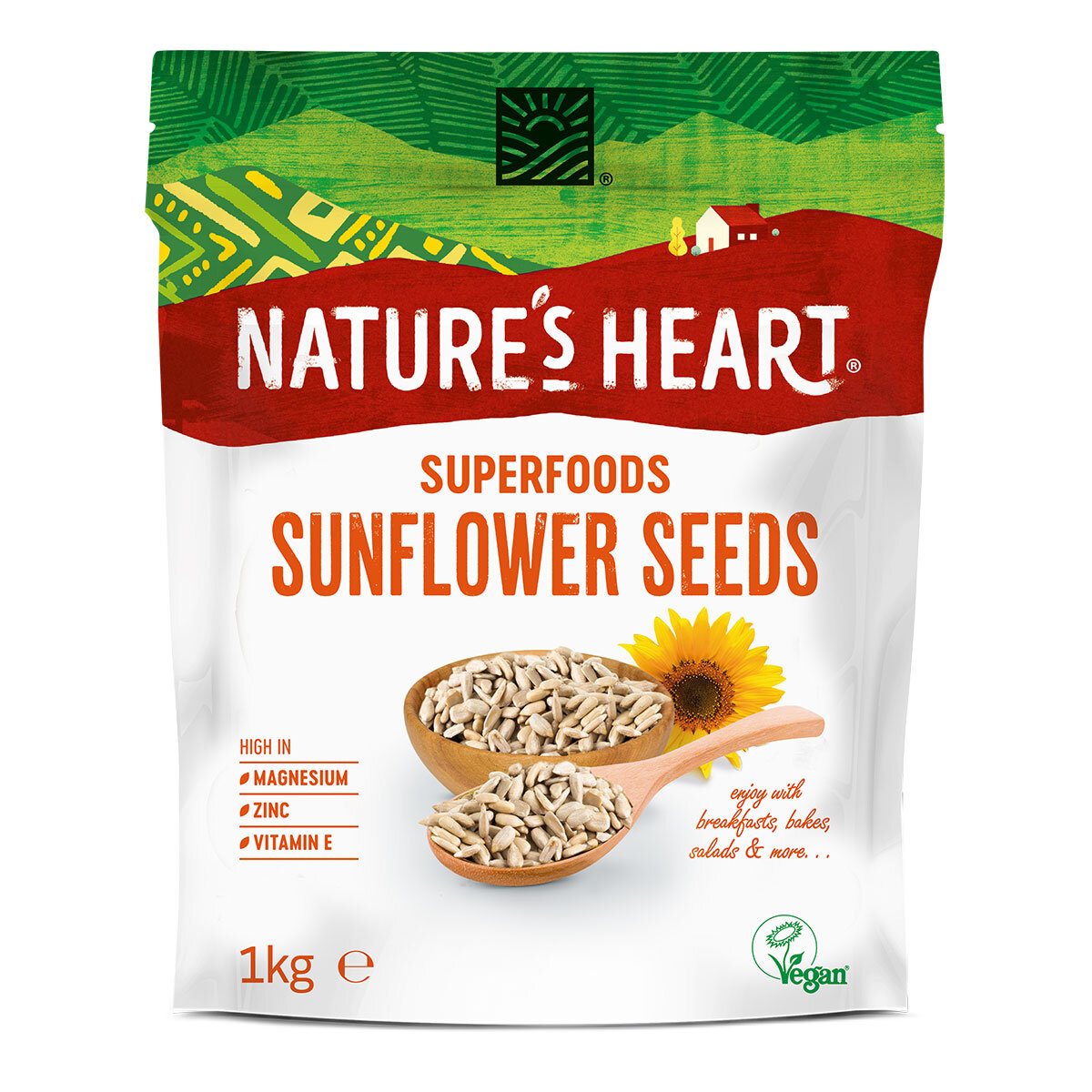 Natures Heart Sunflower Seeds, 1kg