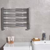 Lifestyle image of radiator in bathroom setting