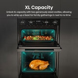 Hisense Hi6 BID914221CDBG Electric Built-in Double Oven, A Rated in Black