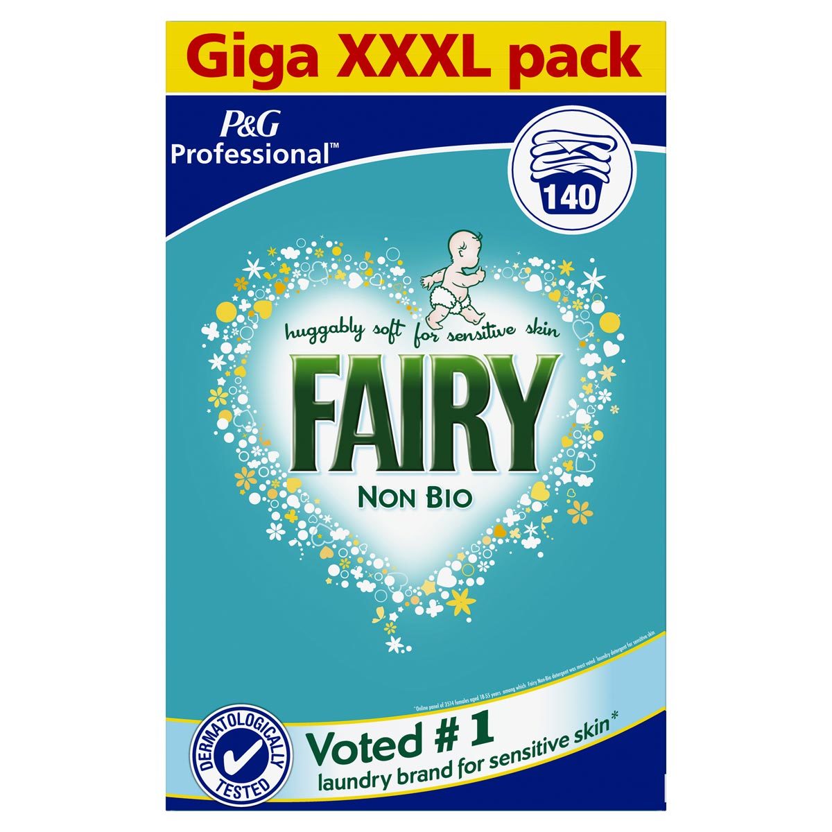 Fairy Non-Bio Washing Powder, 140 Wash