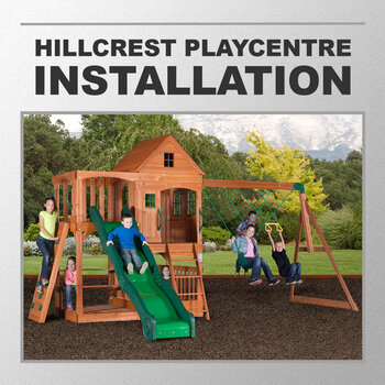 Installation Service for #368651 Backyard Discovery Hillcrest Swing Set and Playcentre