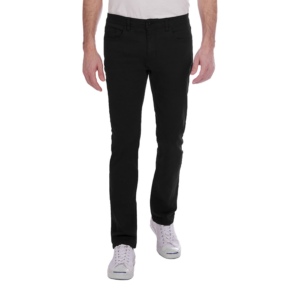 Jachs Men's Stretch 5 Pocket Pant in Black | Costco UK