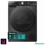 Hisense DH5S902BB, 9kg Heat Pump Tumble Dryer, A+++ Rated in Black Hisense DH5S902BB, 9kg Heat Pump Tumble Dryer, A+++ Rated in Black