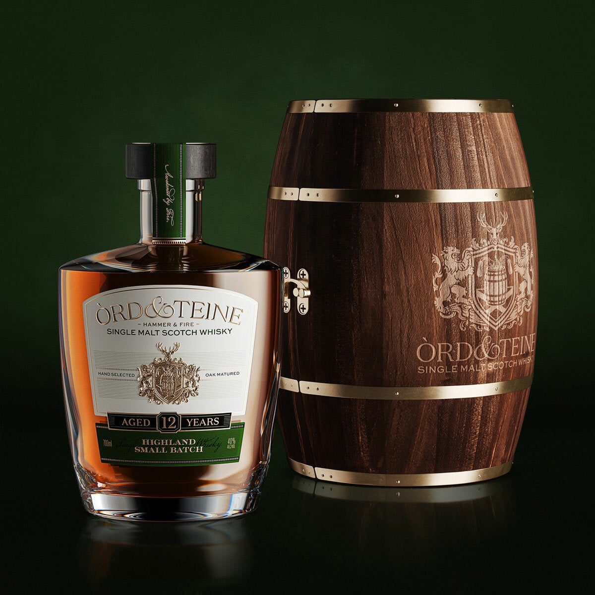 Ord & Teine Whisky Barrel with 70cl bottle