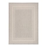 Nourison Horizon Border Indoor / Outdoor Rug in 2 Sizes, Grey